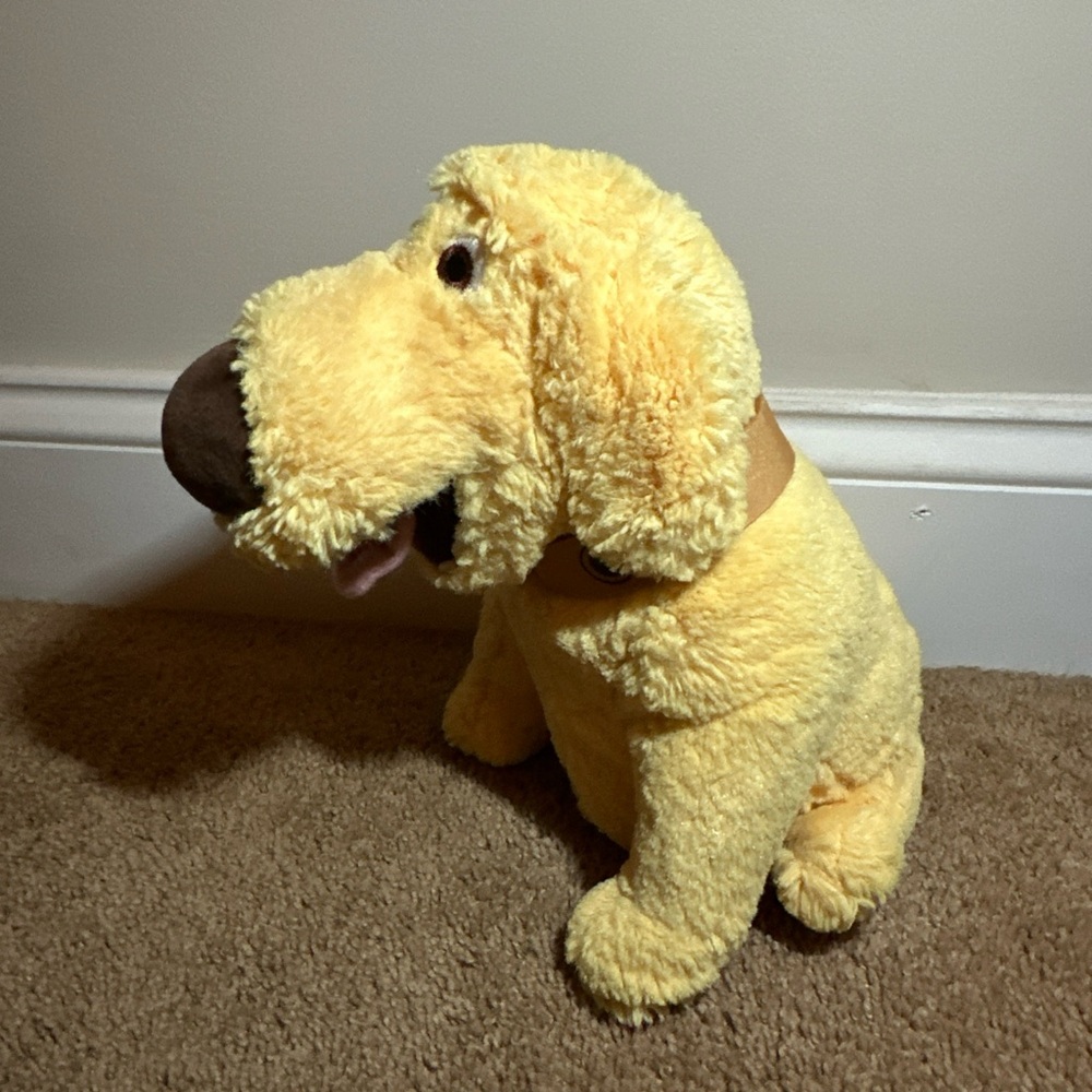 Disney Parks Pixar UP Movie Golden Retriever Doug Plush Toy Stuffed Animal Dug - Picture 3 of 11